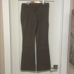 The Limited Exact stretch brown pinstripe Women's Brown Pants size: 8